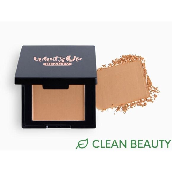 Whats Up Beauty Wind Dancer Pressed Setting Powder Vegan Shade Tan Face Makeup - Picture 1 of 4